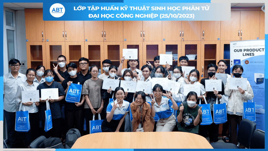 Lớp tập huấn kỹ thuật sinh học phân tử tại Đại học Công nghiệp