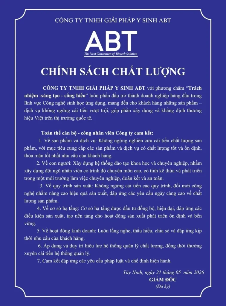 chính sách chất lượng